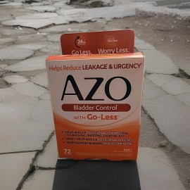 AZO 72 Bladder Control with Go-Less Daily Supplement | Helps Reduce Occasional