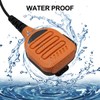 JUYODE Waterproof Radio Speaker Mic Walkie Talkie Shoulder Handheld Microphone