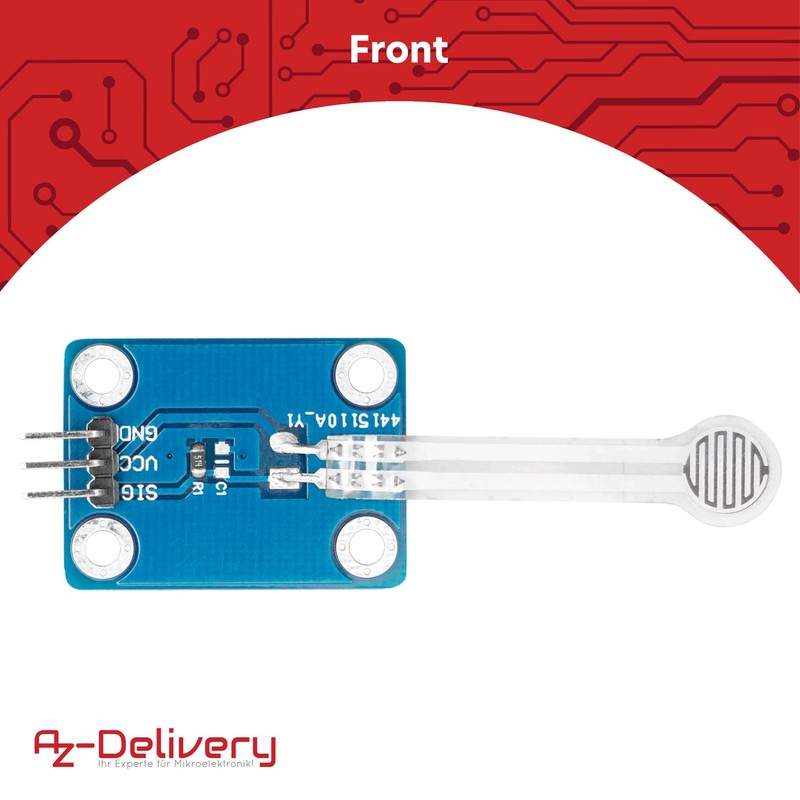 AZDelivery 5 x Film Force Sensitive Resistance Flexible Thin Film