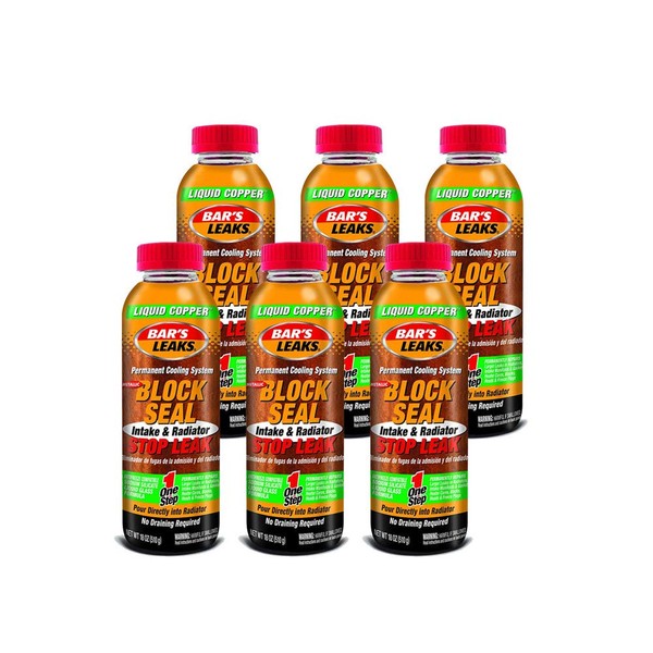 Bar's Leaks 1109-6PK Liquid Copper 'Block Seal' Intake and Radiator