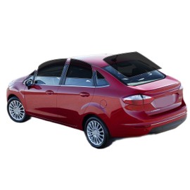 AUTOTEK Precut Windows Tint Film All Sides Cars Sun Blocking Protection Privacy Anti Shatter Glass 2 Ply Film Any Tint Shade kit for Ford Fiesta Sedan 2011-2019