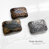 HA0038 Western Floral Scroll Engraved Belt Buckle Fits 1-1/2"(38mm) Belt