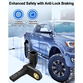 AUGREX 4Pcs ABS Wheel Speed Sensor Fit for Toyota Tundra 2007 2008 2009 2010 2011 2012 2013 2014 2015 2016 2017 Replace 89543-0C020 ALS1790 ALS1791, Driver and Passenger Side Front Rear Left Right