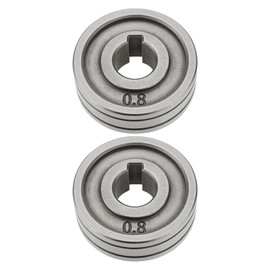 YINETTECH 2 Pieces 30mm Wire Machine Feed Drive Rollers Compatible with MIG Compatible with MAG Welders Equipment Parts (0.8mm/1.0mm V Groove)