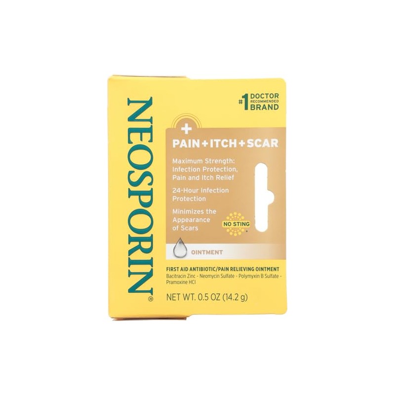 Neosporin Pain/Itch/Scar Multi-Action Ointment, 0.5 Ounce