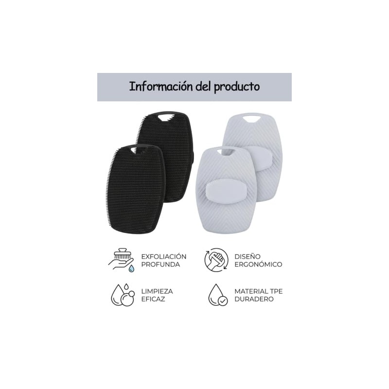 Piezas Estropajo Cuerpo Esponja Baño Limpieza Corporal Diaria Diseño Portátil