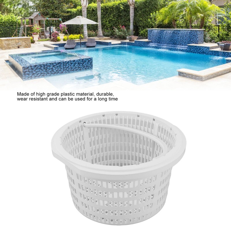 MUNEFE Skimmer Basket, Skimmer Basket with Handle, Automatic Skimmer Filter