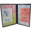 myledershop Large Elegant ID Folder 4 Compartments MJ-Design-Germany Made in