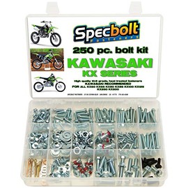 Specbolt KX Bolt Kit Fits: Kawasaki Two Stroke KX60 KX65 KX80 KX85 KX100 KX125 KX250 KX500 Maintenance & Restoration of MX Dirt Bike Spec Fastener 60 65 80 85 100 112 125 250 500