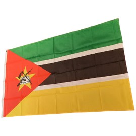 NWFlags Mozambique Flag 5ft x 3ft 75d Premium Polyester Suitable For Flagpoles | Strong Polyester 5x3 foot material flag with Eyelets