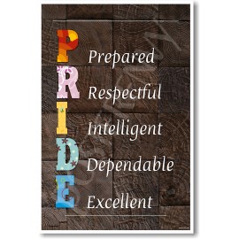 PosterEnvy PRIDE - NEW Classroom Motivational Poster