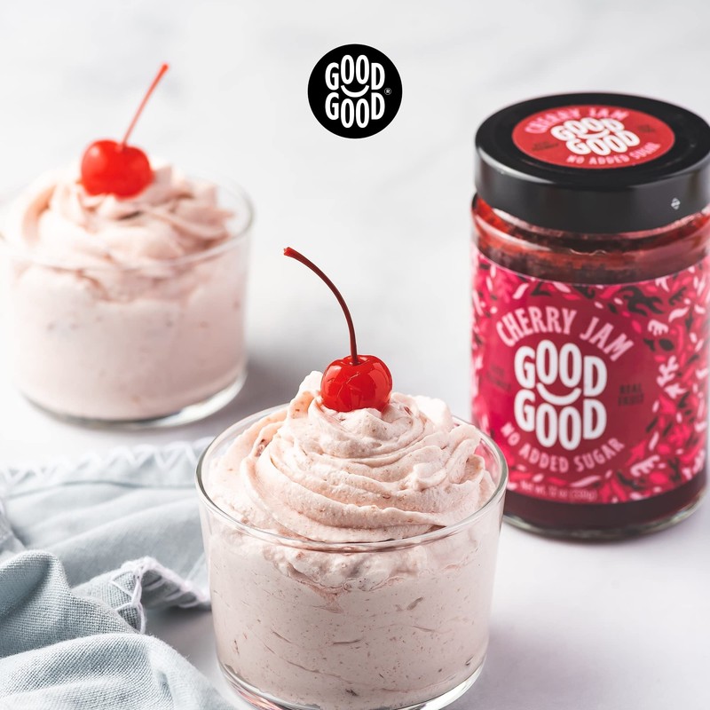 GOOD GOOD Sweet Cherry Jam - Keto Friendly - Low
