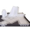 matches21 Tablecloth, Table Cloth with Elegant Embroidery and Filigree Lace,