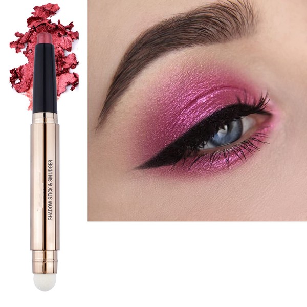 2 in 1 Eyeshadow Pen and Sponge Makeup Brush, Smooth