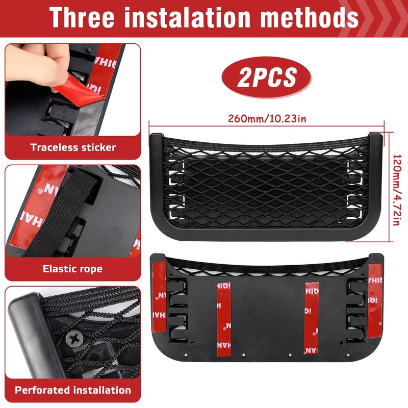 Mesh Bag Car Storage Net Storage Net Luggage Net for