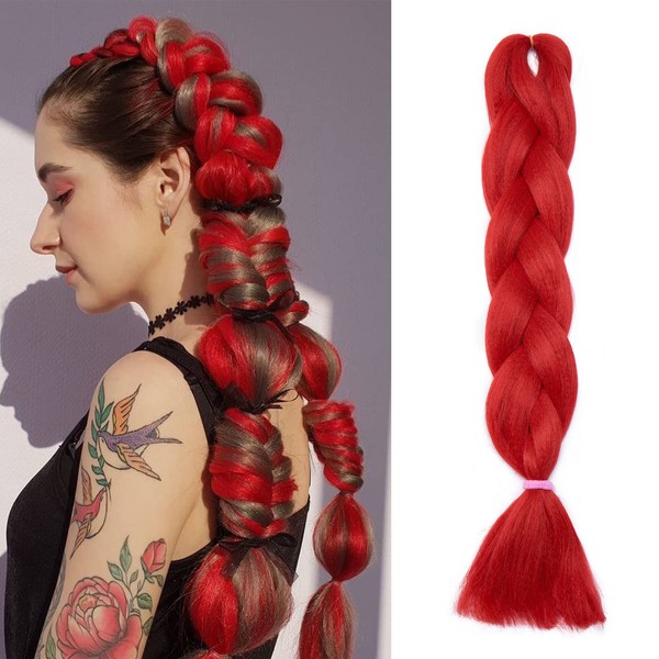 Rich Choices Braiding Hair Extensions Ombre 4 Tones Jumbo Braids