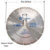 Kingthai 9 Inch Wet Dry Segmented Cutting Concrete Diamond Saw