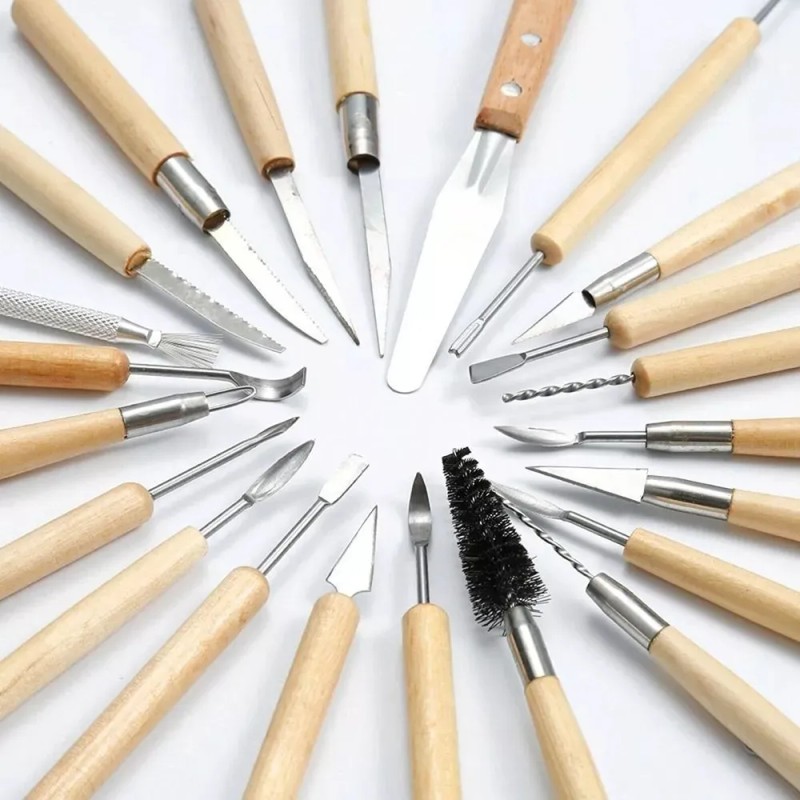 36pcs Arcilla Para Modelado Herramienta Ceramica Moldear