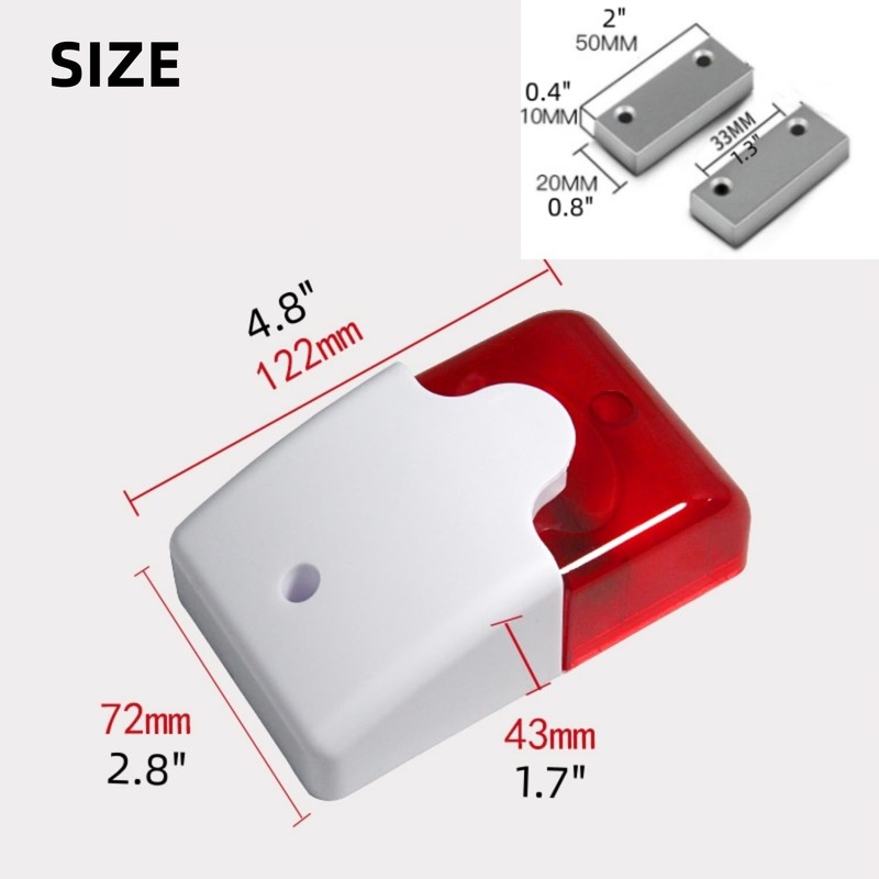 Exit Stopper Door Alarm with Alarm Sound Max. 110dB Adjustment