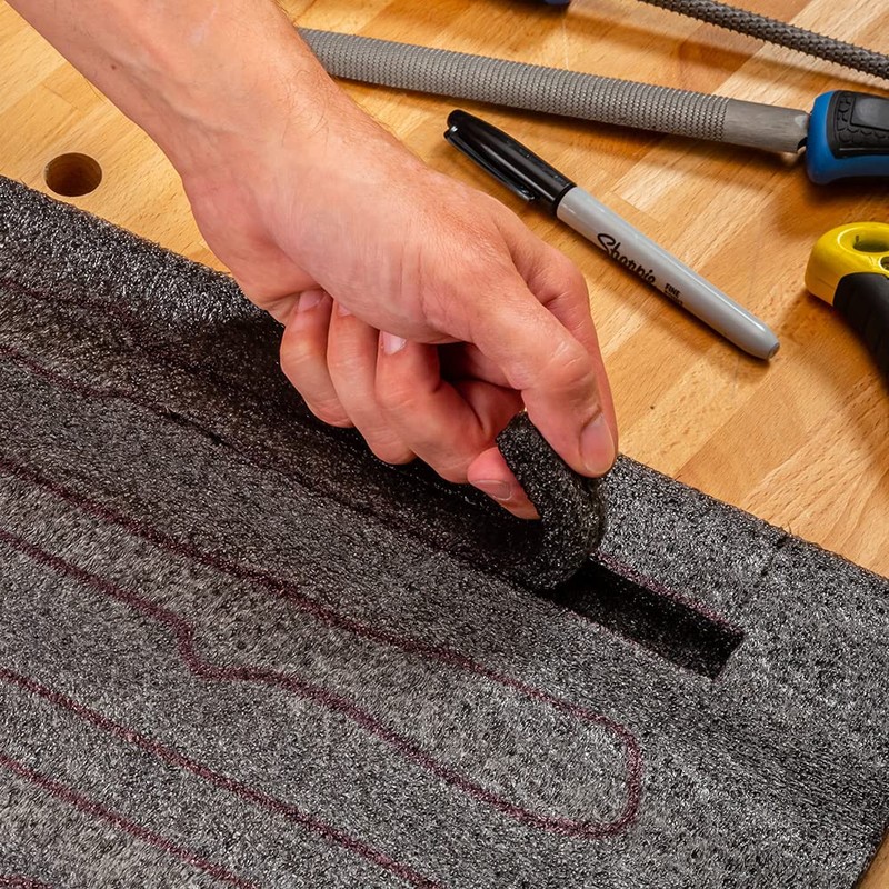 Rockler Foam Organizer Sheet, 2' x 4' x 2-1/4'' thick