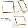 Ciieeo Metal Back Support Photo Frame Dried Flower Glass Frame