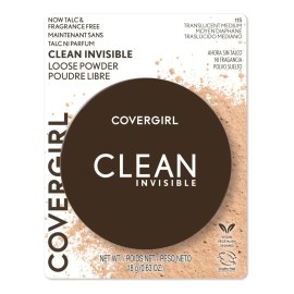 Polvo Suelto Covergirl Clean Invisible Translúcido Medio 18