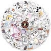 Ghost Stickers,100 PCS Ghost Graffiti Vinyl Waterproof Decals for Water