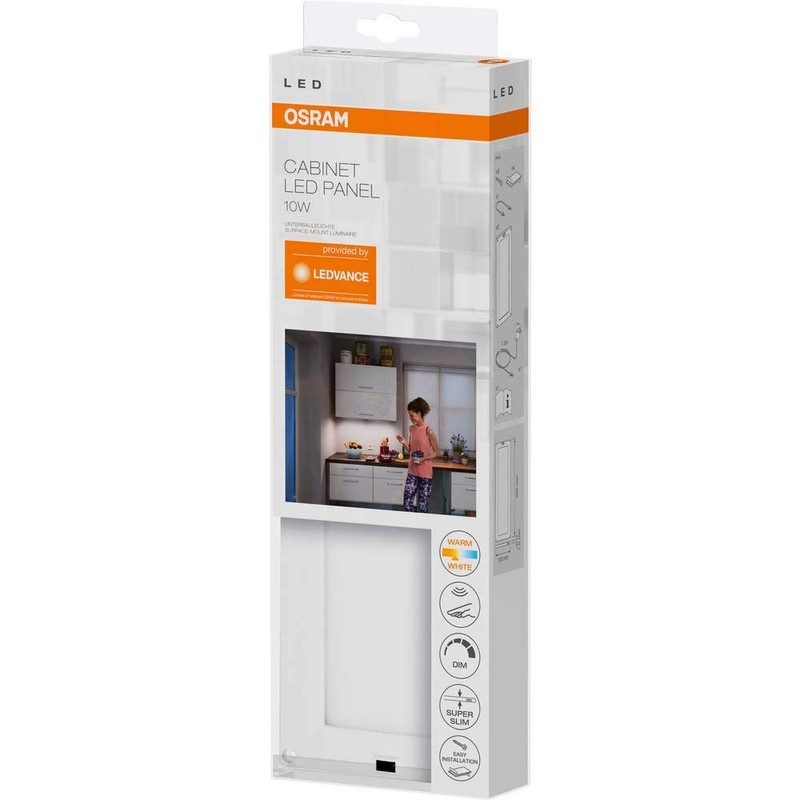 Osram LED Cabinet Panel Double Unterbau-Leuchte, für innenanwendungen, Warmweiß, integrierter