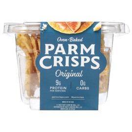 Parmcrisps Oven-Baked Parmesan Cheese Crisp Snack, Original, 3 oz (Pack of 4)