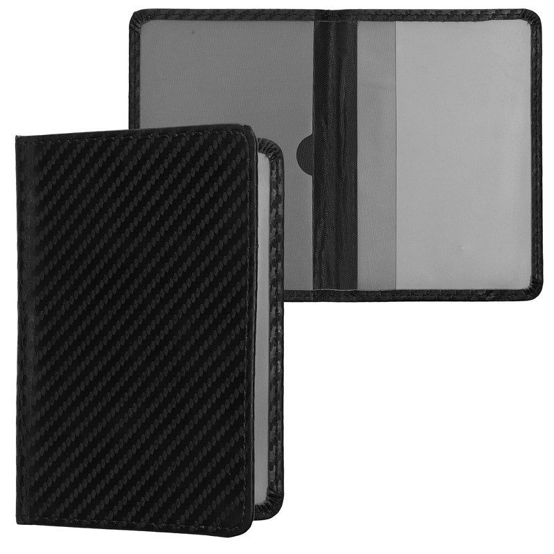 kwmobile Vehicle Registration Certificate Case with Card Slots, Faux Leather