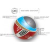 Tachikara Full Grain Leather Volleyball, Blue-White-Silver