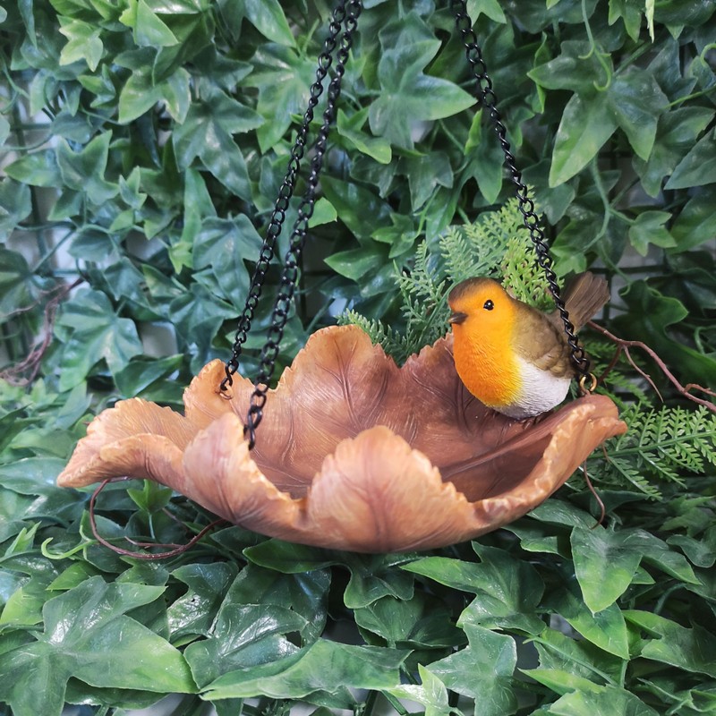 Vivid Arts - Hanging Robin Leaf Feeder - HGF-036