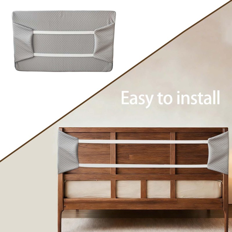 Kamellia No-Tools Headboard Pillow King Size – Instant Back Support