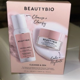BeautyBio Cleanse & Zen Duo The Balance 2 Floz & The Zenbubble 0.34 Floz READ