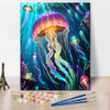 Jellyfish Paint by Numbers Adults, Underwater World Painting by Numbers,