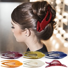RC ROCHE Women’s / Girls’ French Curved Hair Clip / Hair Grip