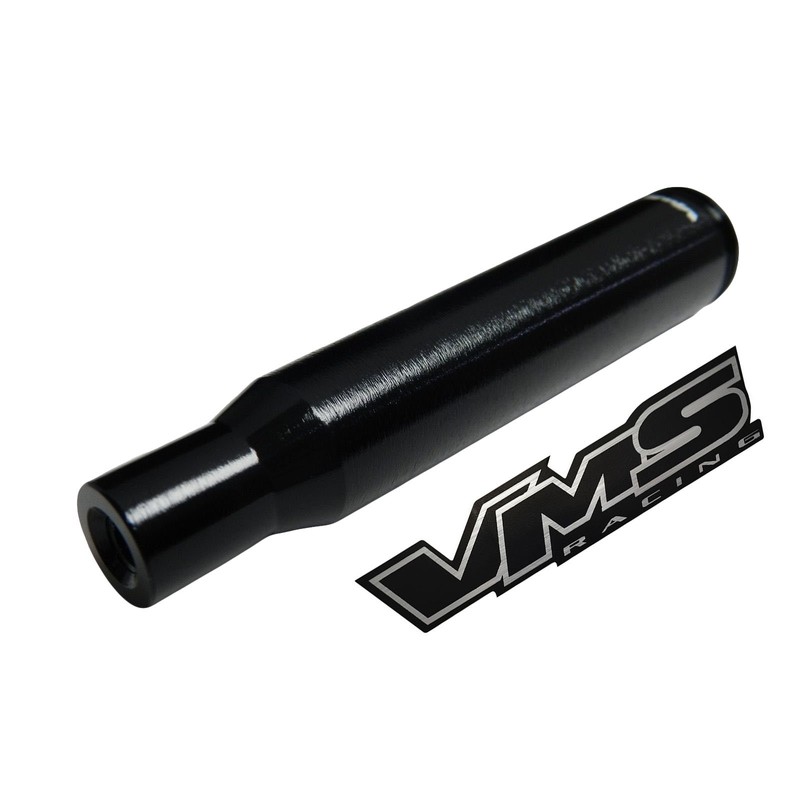 VMS Racing 50 Cal Caliber BLACK CHROME TIP BULLET ANTENNA