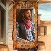 West Wanted Photo Prop, Large Wanted Poster Photo Prop Fun
