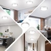 36W 3600lm Super Bright LED Light Fixtures, 2PACK Modern Flush