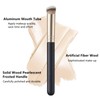 Foundation Brush, Flat Top Makeup Brushes, with Concealer Brush and