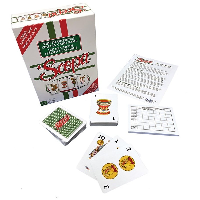 Scopa Traditional Italian Card Game - Bilingual Edition - 3