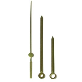 Replacement Quartz Clock Hands for Movement Mechanism Press Fit for 3.6mm and 5.5mm Pointer Holes (95mm Gold)