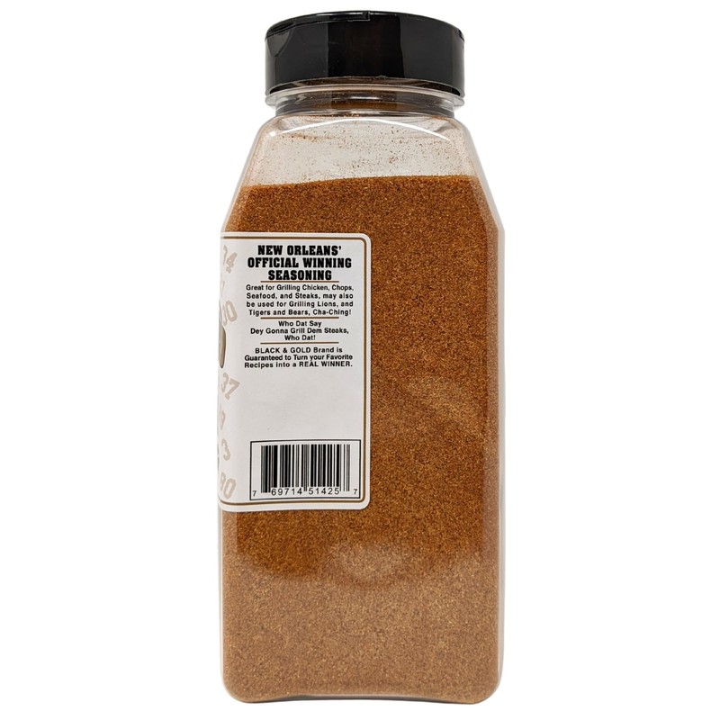 Andy Roo's Black and Gold Cajun All Purpose Seasoning, 24