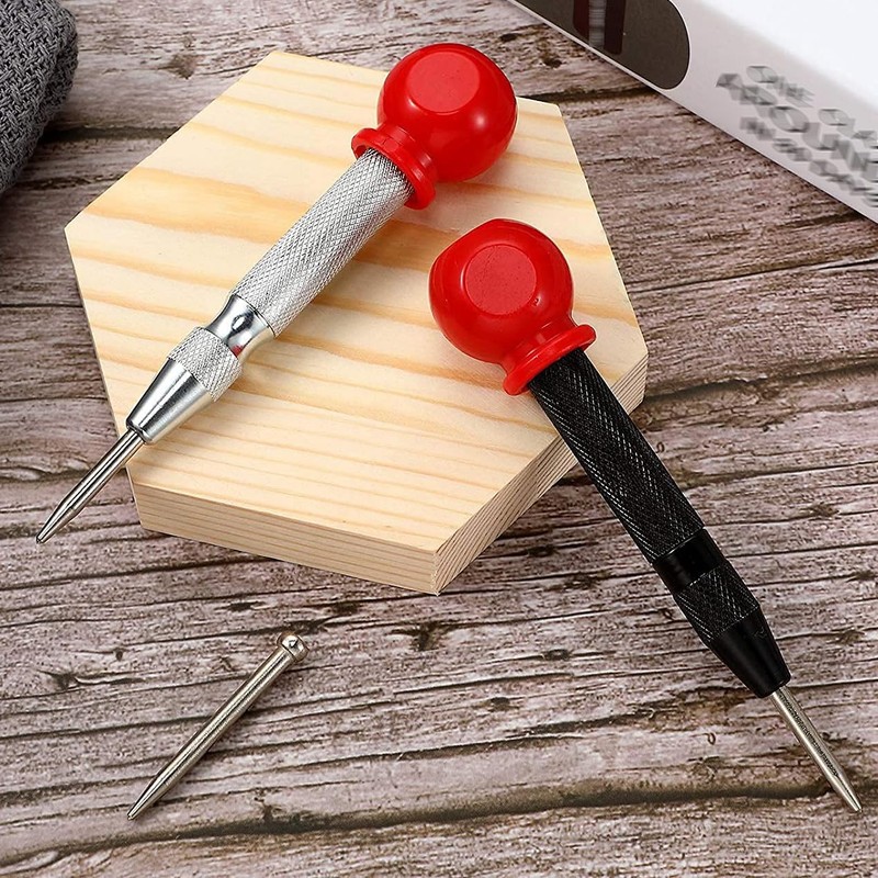 MINBOOT Auto Punch, Center Punch, Set of 2, Drilling Position,