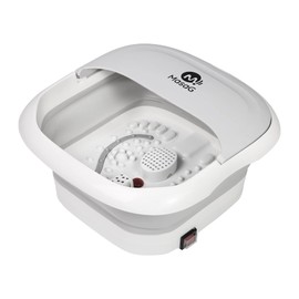 Foldable Foot Spa Massager, MASAG F10 Foot Spa Bath Massager, Automatic Heating Type, Collapsible Foot Soaking Bath Tub, Portable Travel Foot BathTub, Ideal Gift for Relieving Fatigue and Stress, Grey