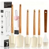 Silicone Spatula Set - 7 Piece Food Grade Rubber Spatula