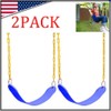2PACK Heavy Duty Swing Seat Set Replacement Swing Blue for