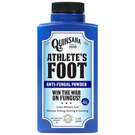 Quinsana Athlete's Foot Powder, 3-Ounce Bottle (1)