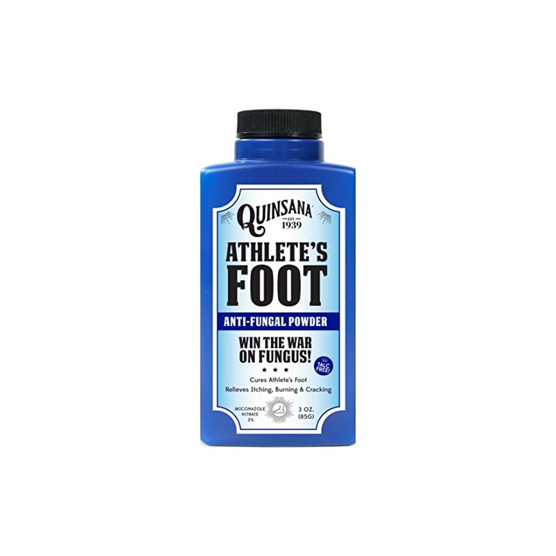 Quinsana Athlete's Foot Powder, 3-Ounce Bottle (1)