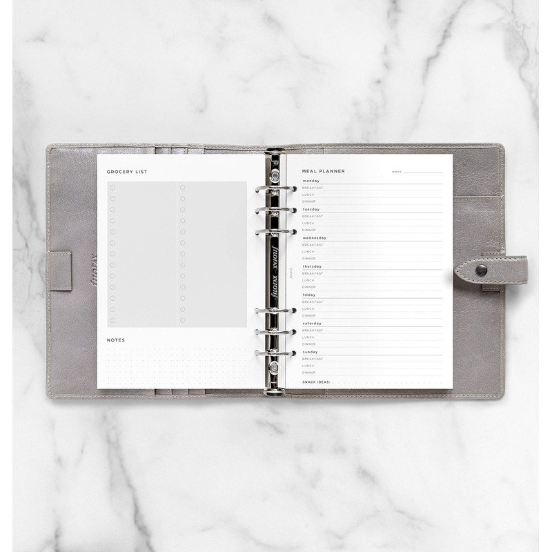 A5 Minimal Meal Planner